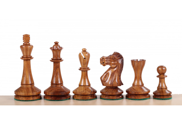 Piezas de ajedrez BLACKMORE Acacia/Boj 3,75''